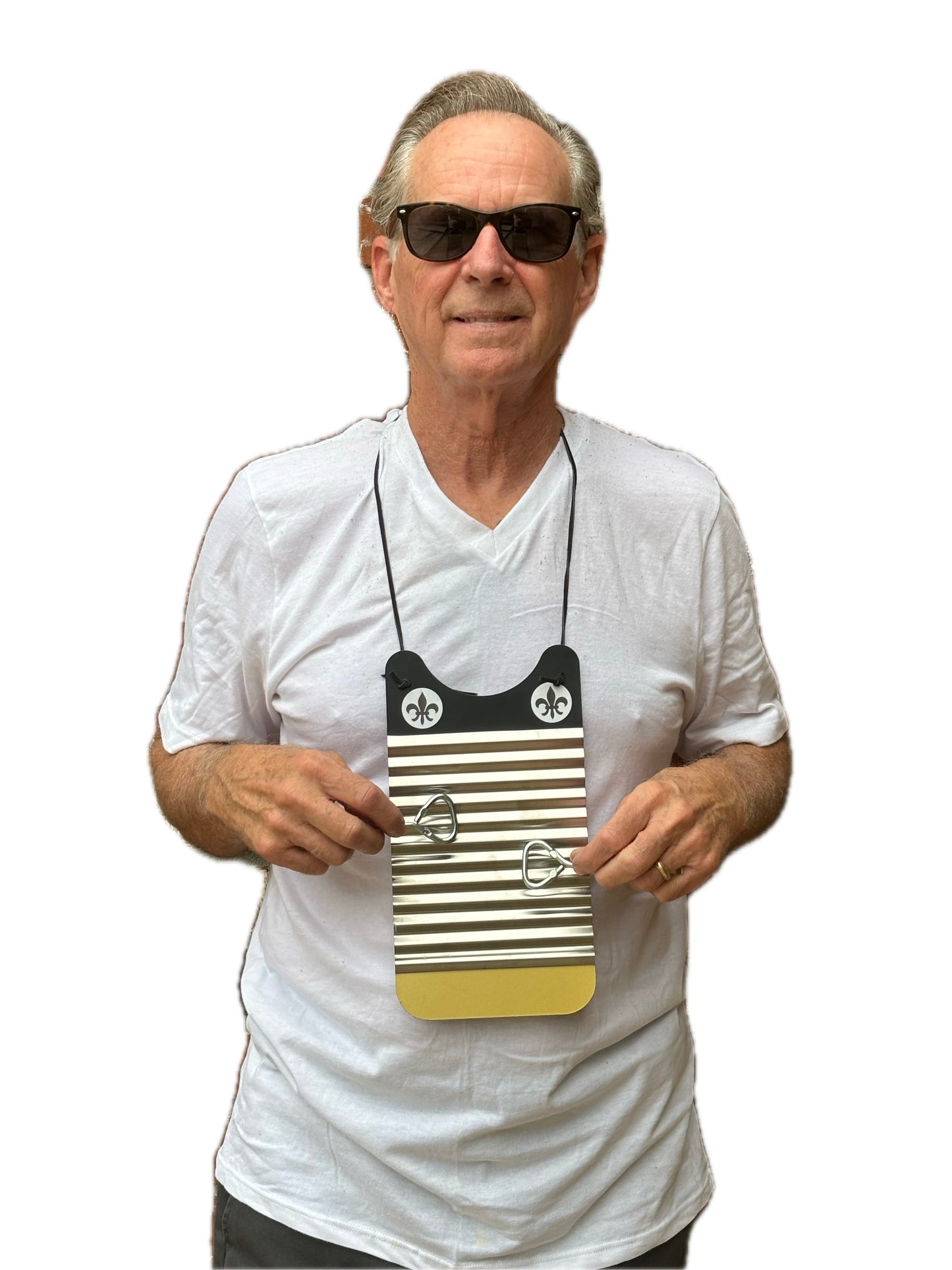 Black and Gold Mini Zydeco Washboard