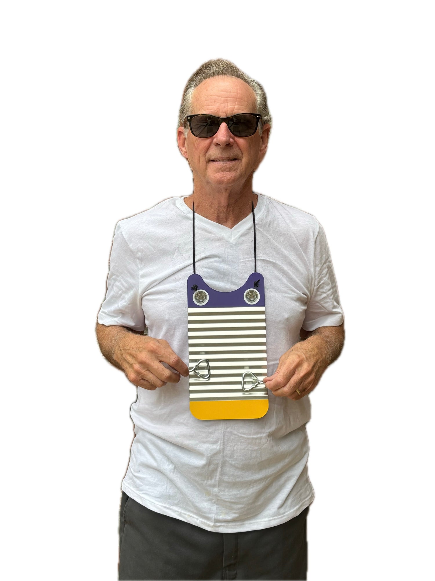 Purple and Yellow Mini Washboard