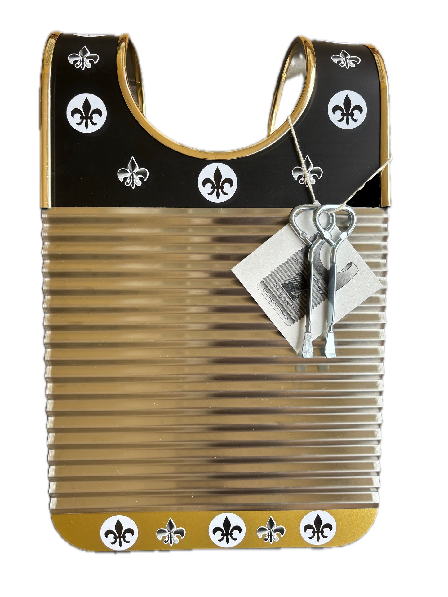 Black and Gold Small Zydeco Washboard