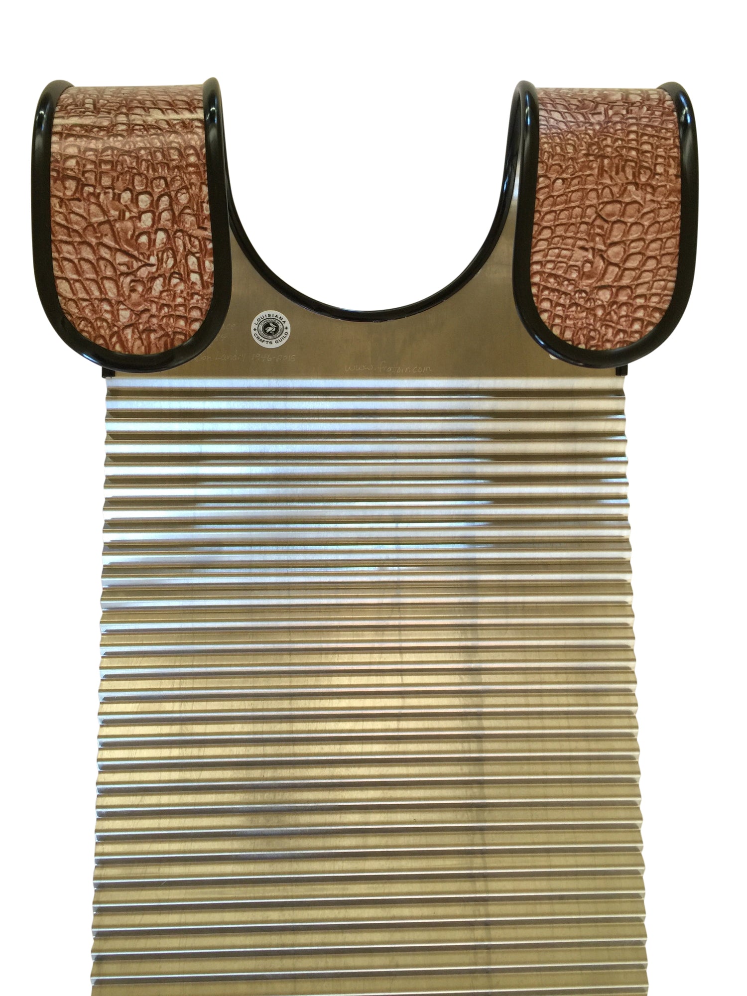 Back View Gator Zydeco Washboard