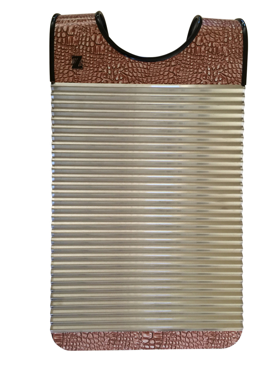 Gator Zydeco Washboard Percussion Instrument Washboard Key of Z Rubboards