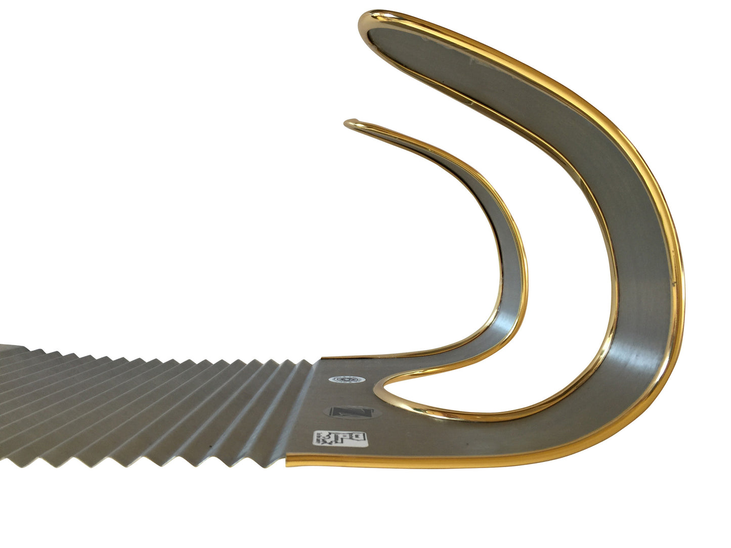 Side View Gold Shoulder Trim