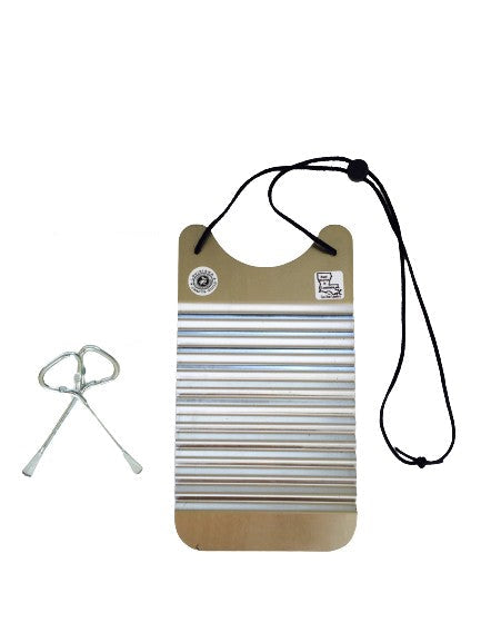Rear view Mini Zydeco Washboard